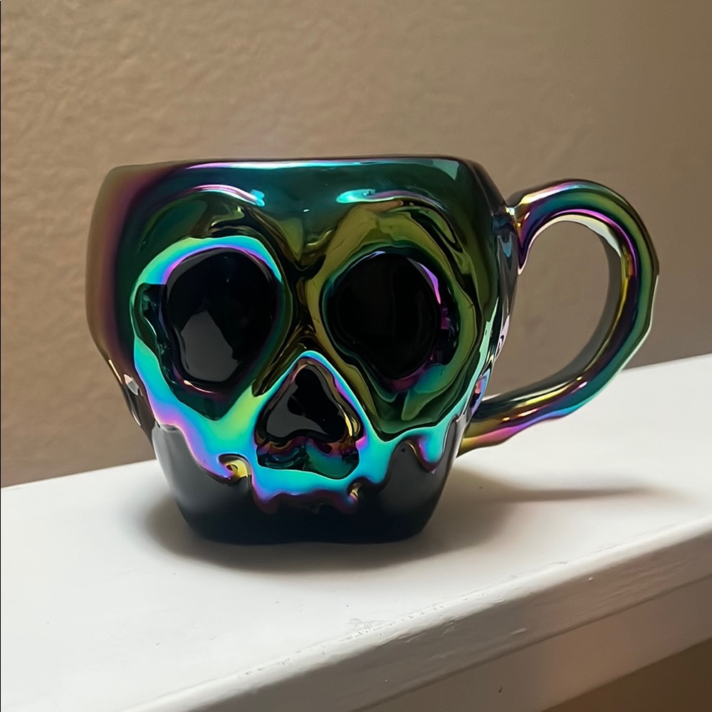 Disney Iridescent Poison Skull Mug